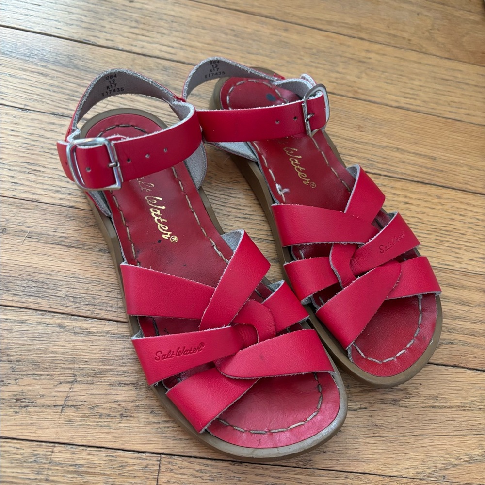 Salt Water Red Sandals